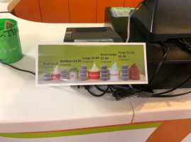 Orange Leaf Frozen Yogurt food