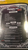 The Smoking Pig Tavern menu