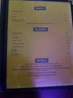 Bigfoot Tavern menu