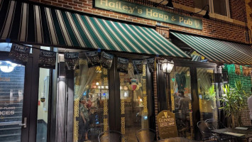 Hailey's Harp And Pub menu