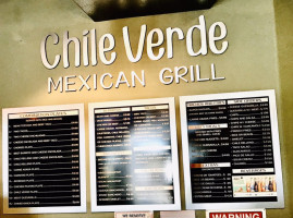 Chile Verde Mexican Grill food