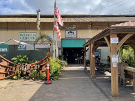 Old Sugar Mill Brand Waialua Coffee outside