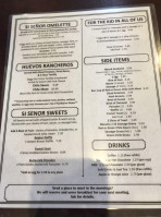 Si Senor Restaurant menu