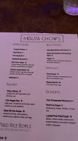 Misuta Chows food