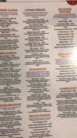 Frisco Diner menu