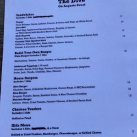 The Dive on Augusta St menu