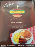 Rosy's Cafe food