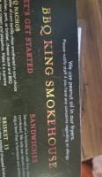 Bbq King Smokehouse Huntley menu