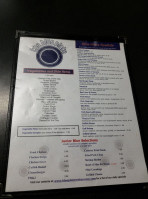 The Blue Plate menu