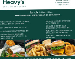 Heavy's Grill On The Green food