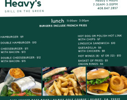 Heavy's Grill On The Green food