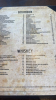 Brick Bourbon menu