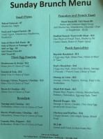 The Pickled Perch menu