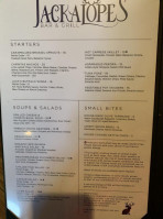 Jackalope's And Grill At Tenaya Lodge menu
