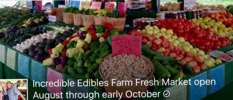 Incredible Edibles Farmers Market food