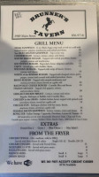 Brunners Tavern menu