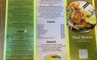 Thai Bistro menu