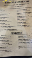Whiskey Hill Grill menu