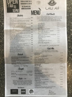 Cali Aji Latin Kitchen And Bakery Riverview menu
