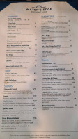 Water's Edge Restaurant Bar menu