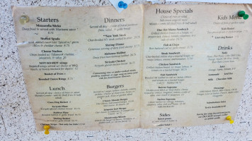 Monderosa And Grill menu