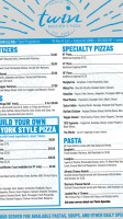 Twin Brother's Pizza Co menu