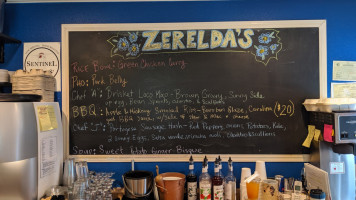 Zerelda's Bistro menu