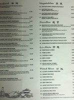 Dragon Inn menu