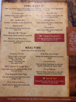 Knotty Pine Grill menu