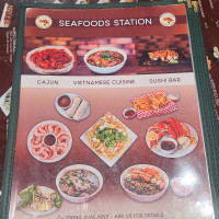Seafoods Station food