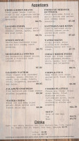 The Barn Restaurant menu