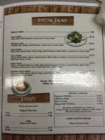 King's Diner menu