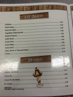 King's Diner menu