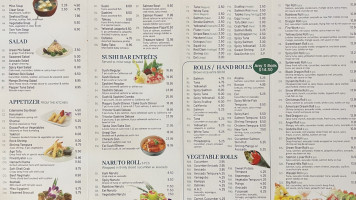 Yellowstone Sushi Inc menu