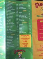 Alfredo’s Mexican Food menu