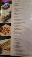 Oec Revolving Sushi menu