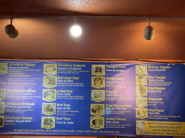 Salvadorean Pupusas menu
