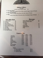 Veronica's Old Town Cafe menu