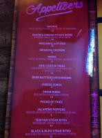 Long Branch Saloon menu