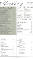 Fletcher's menu