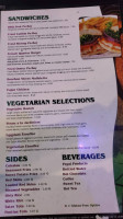 Bayou Grill Bar menu