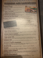 Brewsters menu
