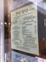 Sweet Tooth Cafe menu