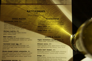 Rattlesnake Club food