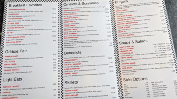City Diner menu