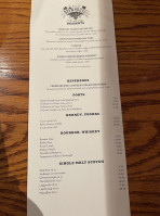 Glacier Brewhouse menu