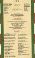Vinny's Pizza And menu