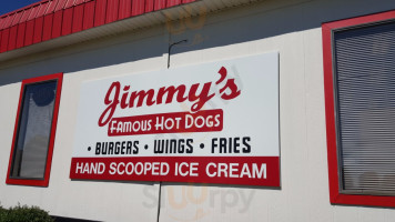Jimmy's Famous Hot Dogs inside