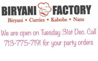 Biryani Factory food