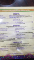 Burrito Bandido Mexican Grill menu
